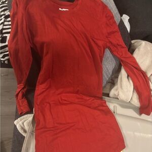 Red Long Sleeve Dress